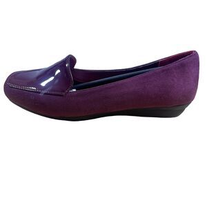 Beacon Fashion Software Womens Burgundy Red Slip On Shoes Sz 9.5M